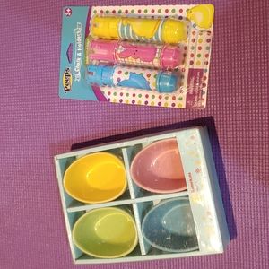 Peeps Chalk holders and Easter ramekins
